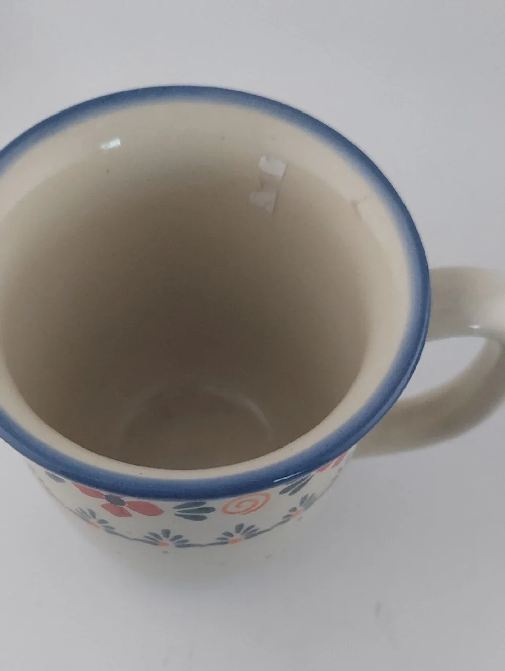 Polish Pottery cream ceramic